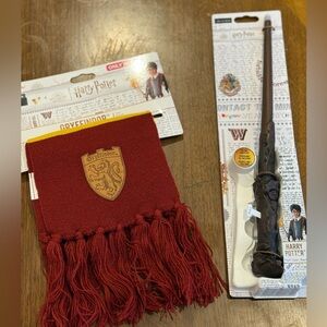 Harry Potter wand AND scarf!